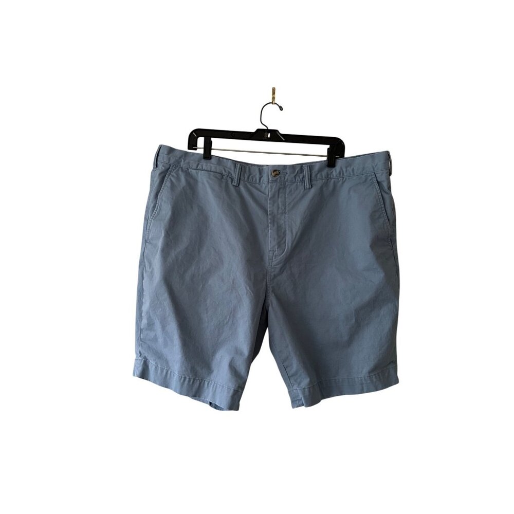 Polo Ralph Lauren Classic Fit 9" Chino Shorts Size 42 Light Blue Cotton